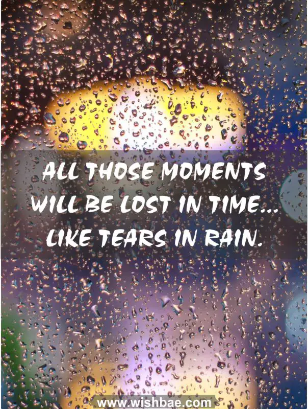 sad rain quotes