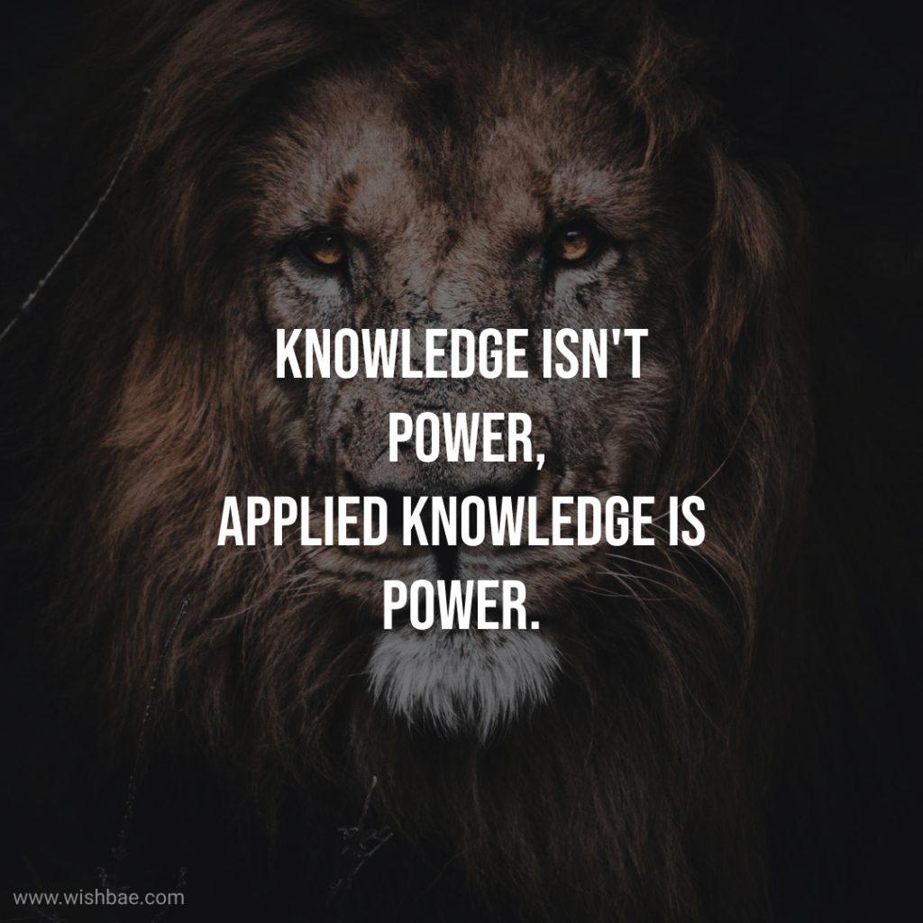 Quotes on knowledge is power