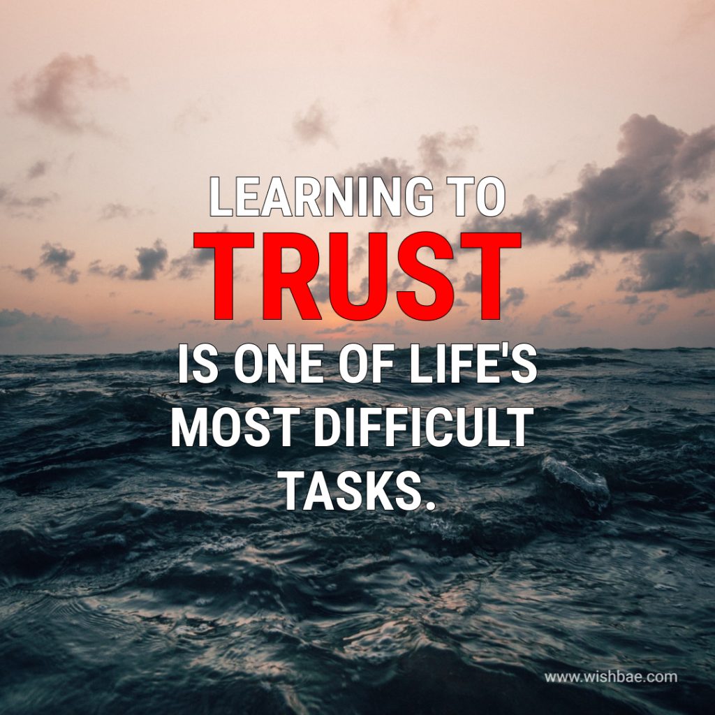 quotes about trust issues in friendship