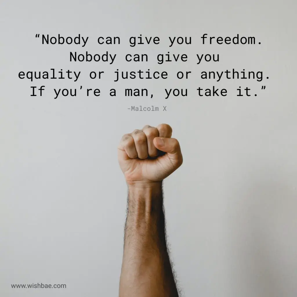 Malcolm X quotes on freedom