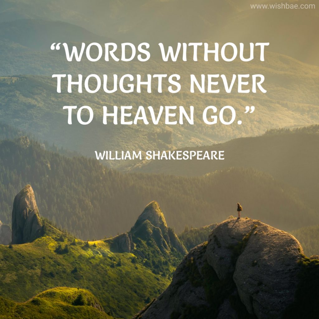 Shakespeare quotes about life