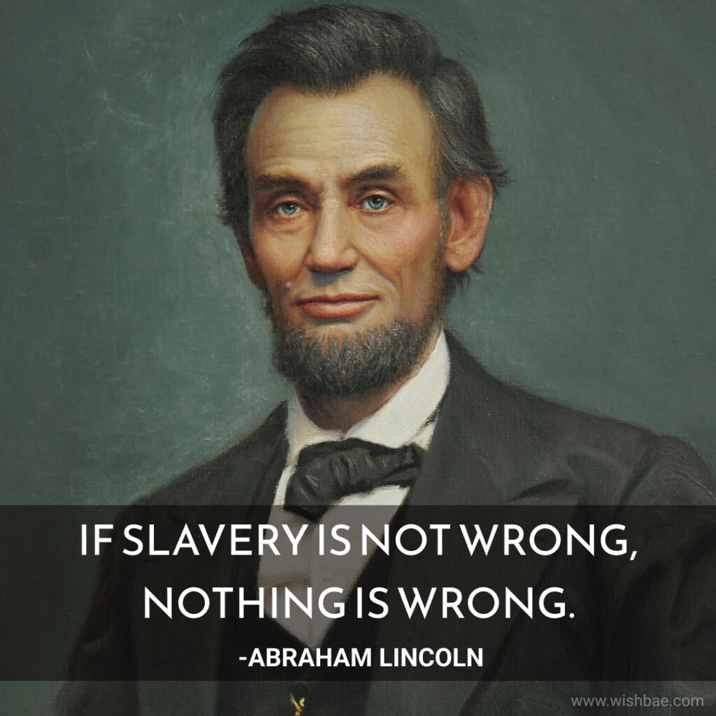 slavery quotes by abraham lincoln
