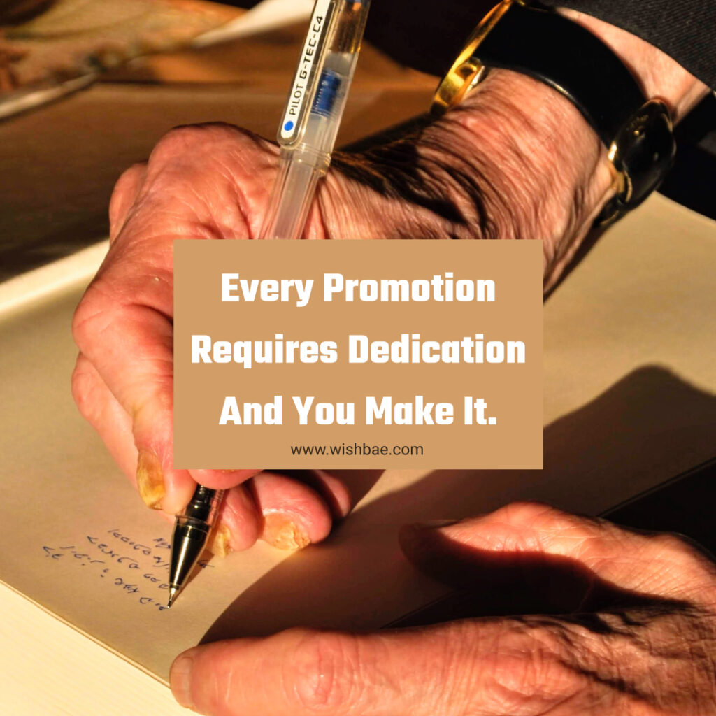 career promotion quotes