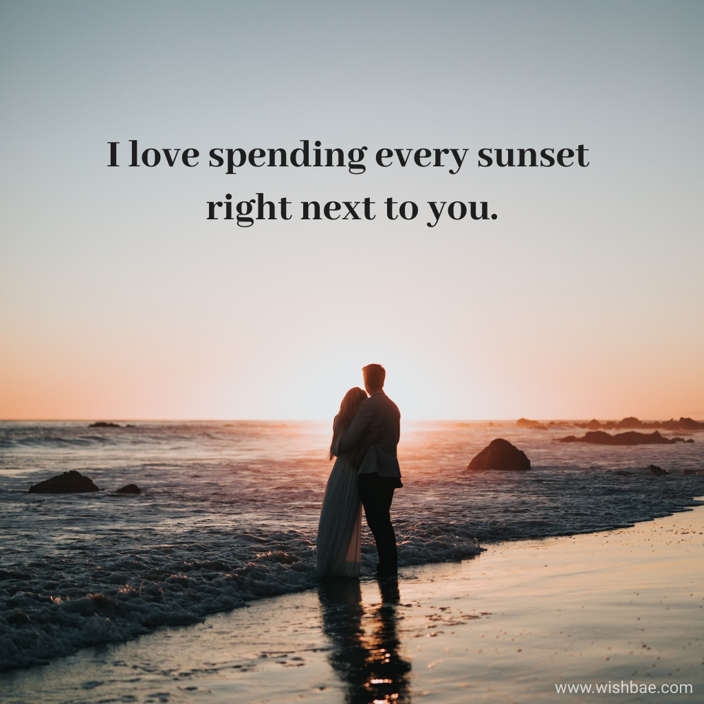 romantic sunset quotes