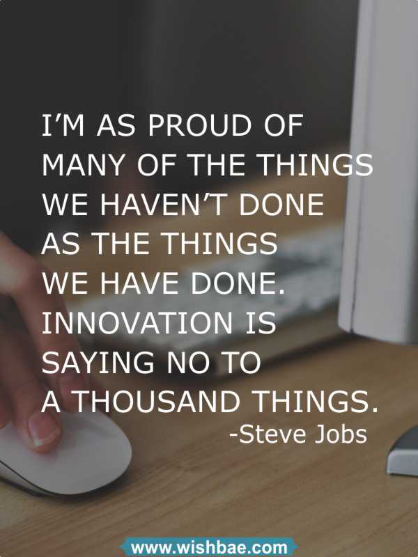 Steve Jobs Innovation Quote