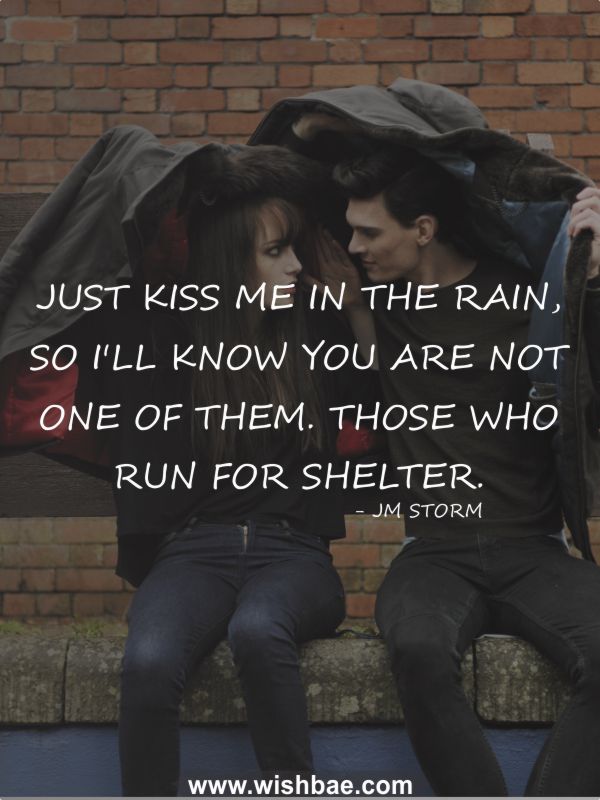 romantic rain quotes