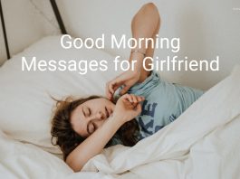 good morning messages for girlfriend