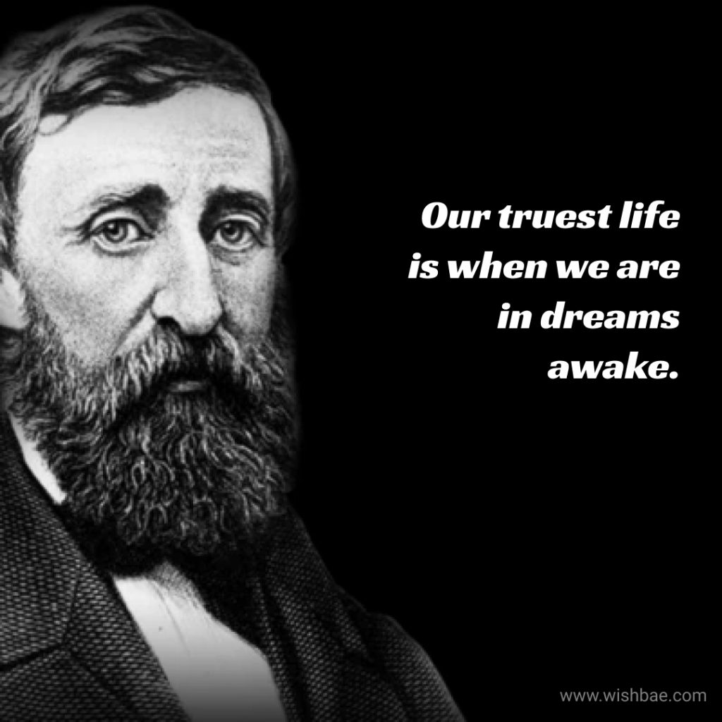 Henry David Thoreau quotes about life
