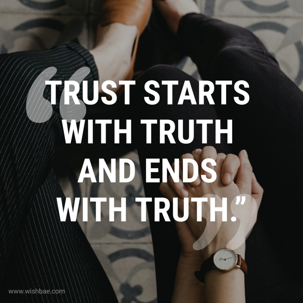 Quotes on trust broken