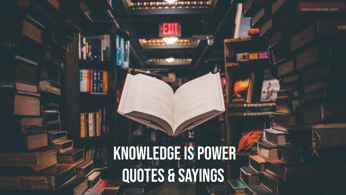 Top Knowledge is Power Quotes & Sayings - WishBae