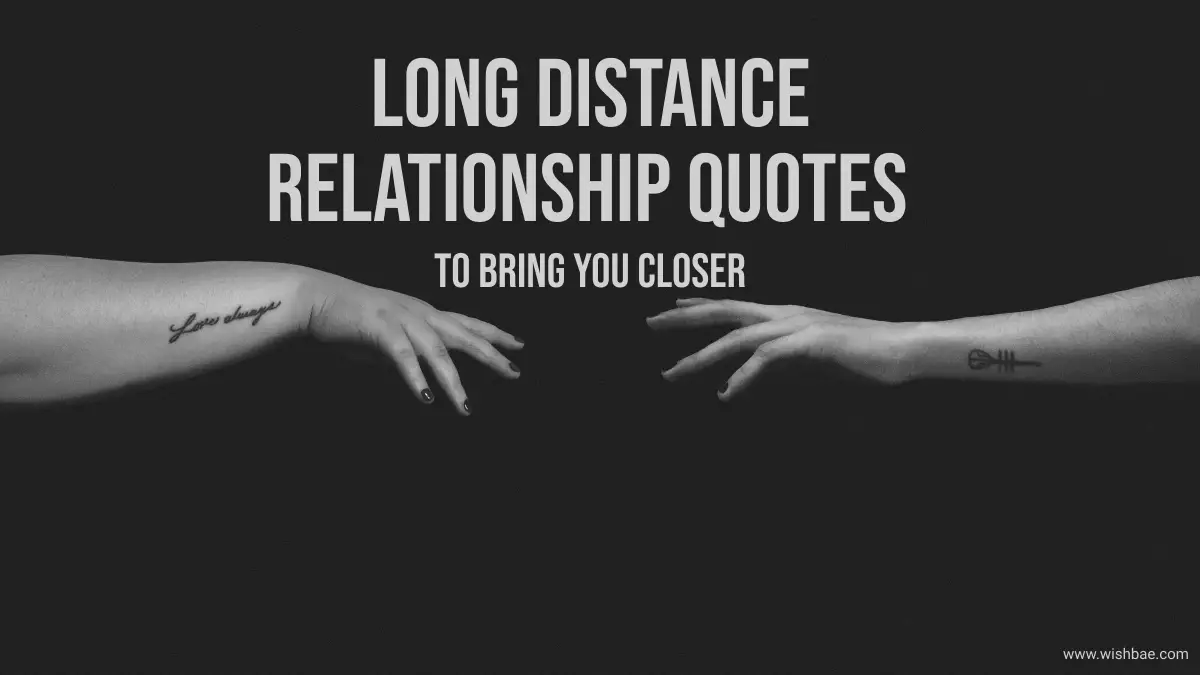 Cute Long Distance Relationship Quotes Tumblr for Couples - WishBae
