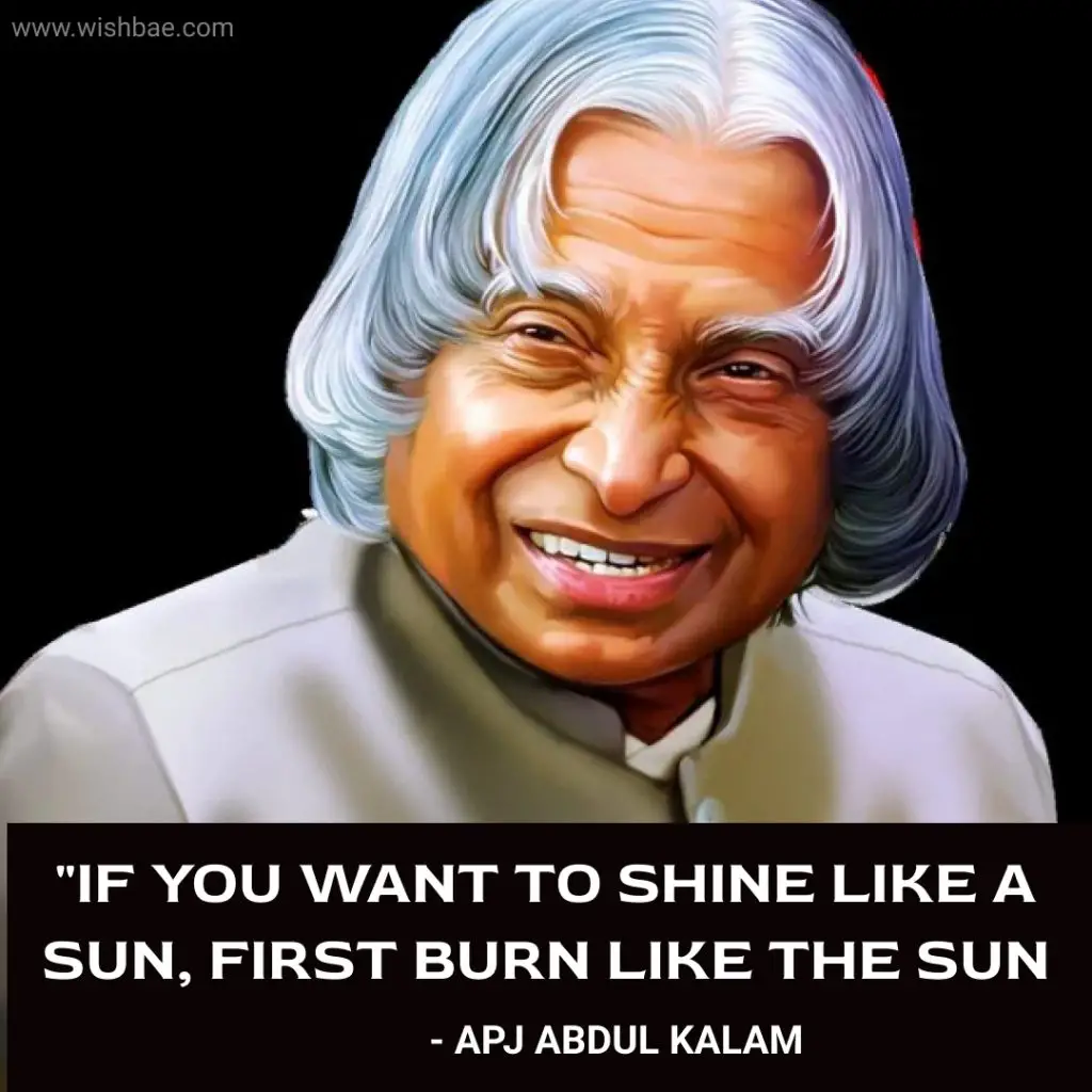 Abdul Kalam quotes for students