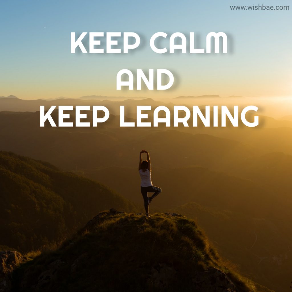 Keep Calm Quotes for exams