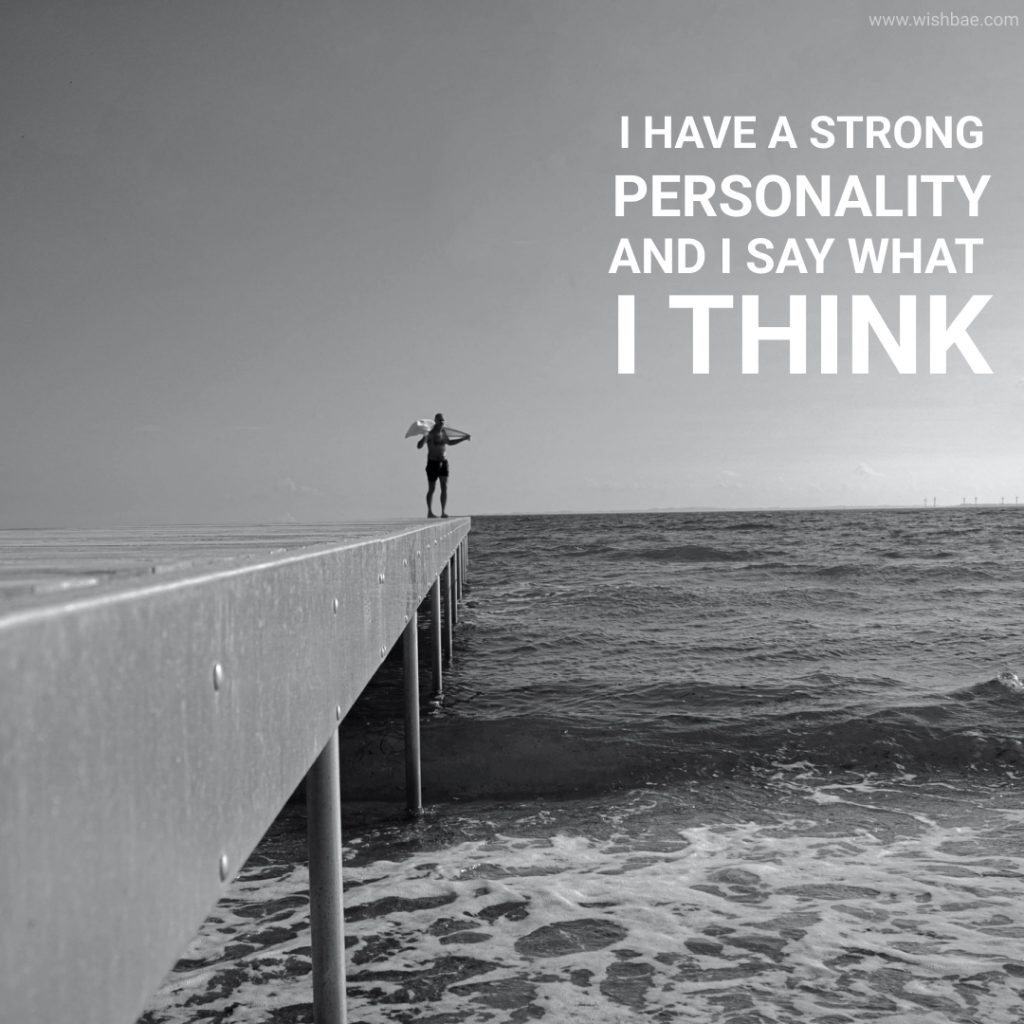 Strong personality quotes