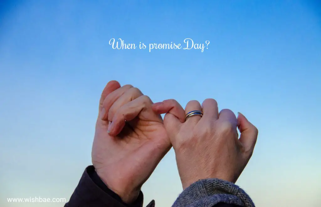When is promise Day in 2022