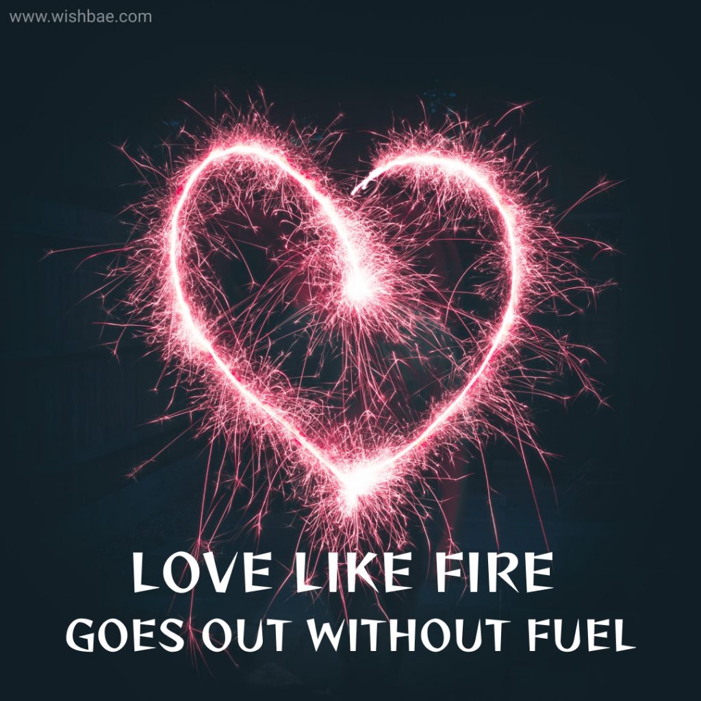 fire love quotes