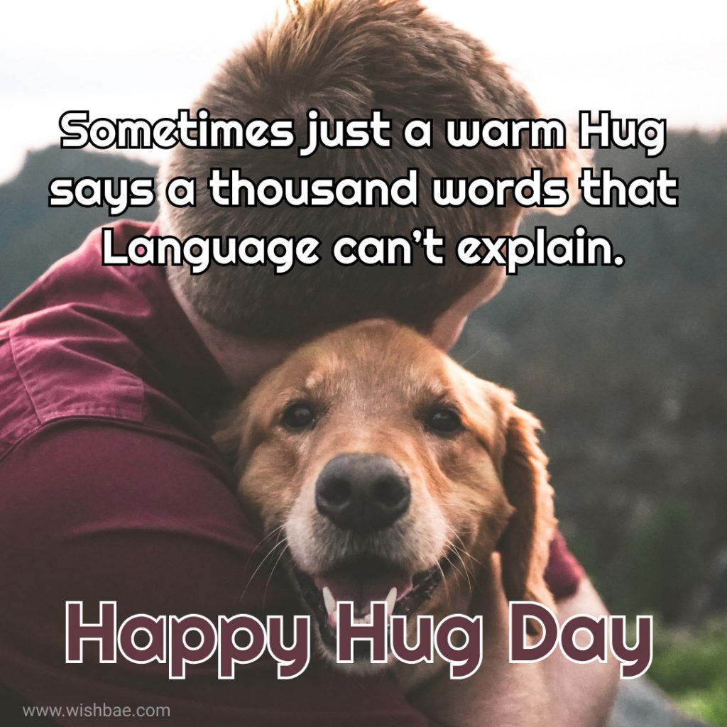 hug day wishing