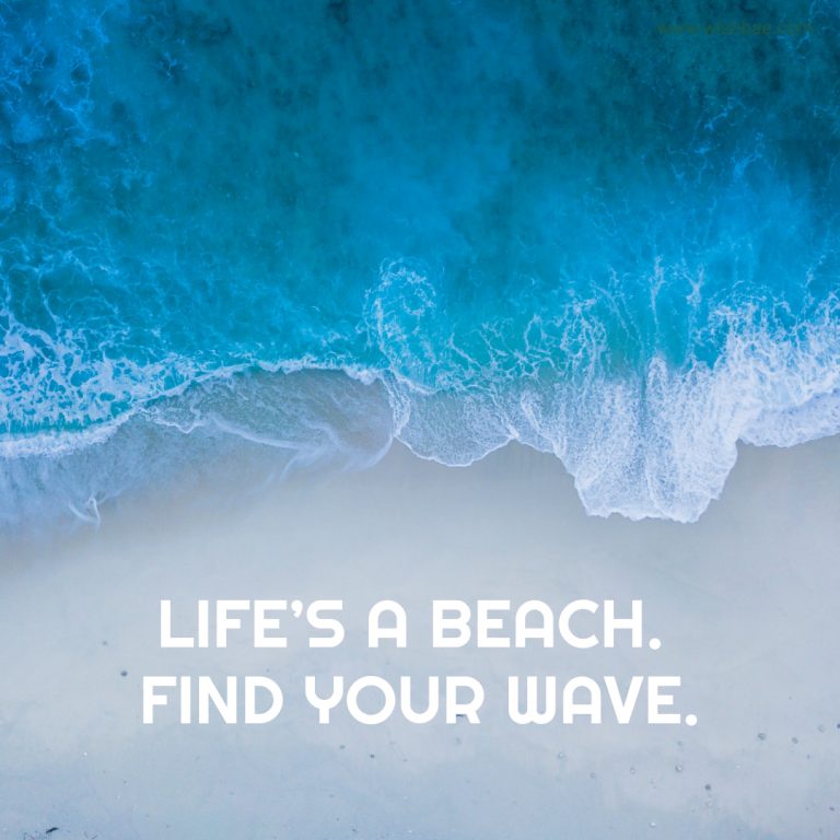 110+ Perfect Beach Quotes and Captions for Instagram - WishBae.Com