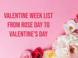 valentine week list