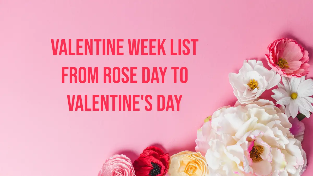 valentine week list