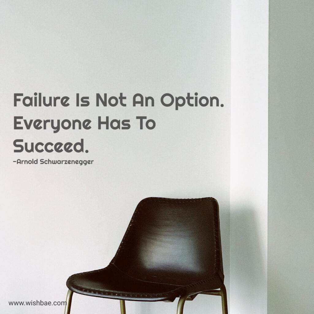 arnold schwarzenegger quotes on success