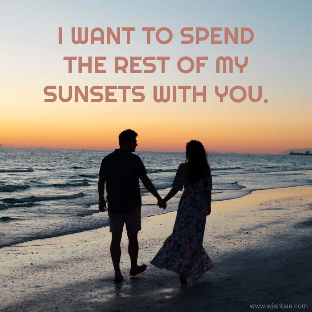 sunset quotes love