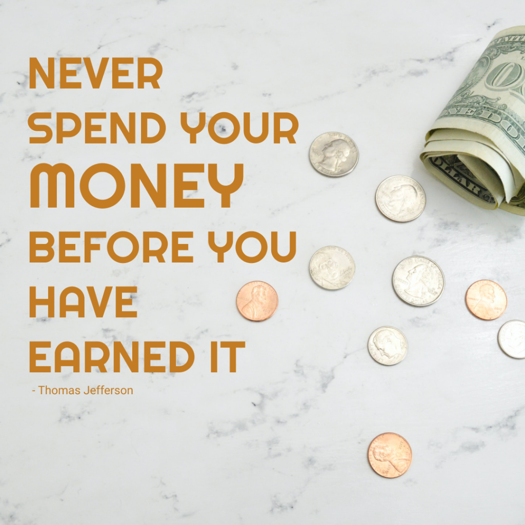 thomas jefferson quotes about money
