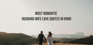husband wife love Quotes In Hindi