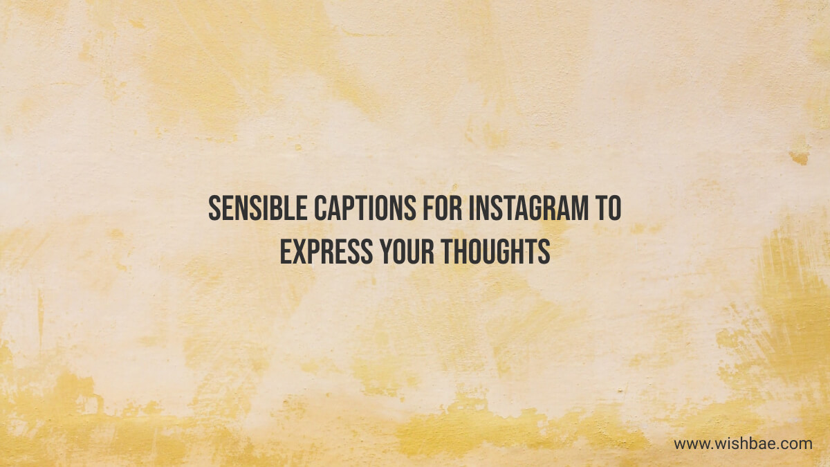 Sensible Captions for Instagram