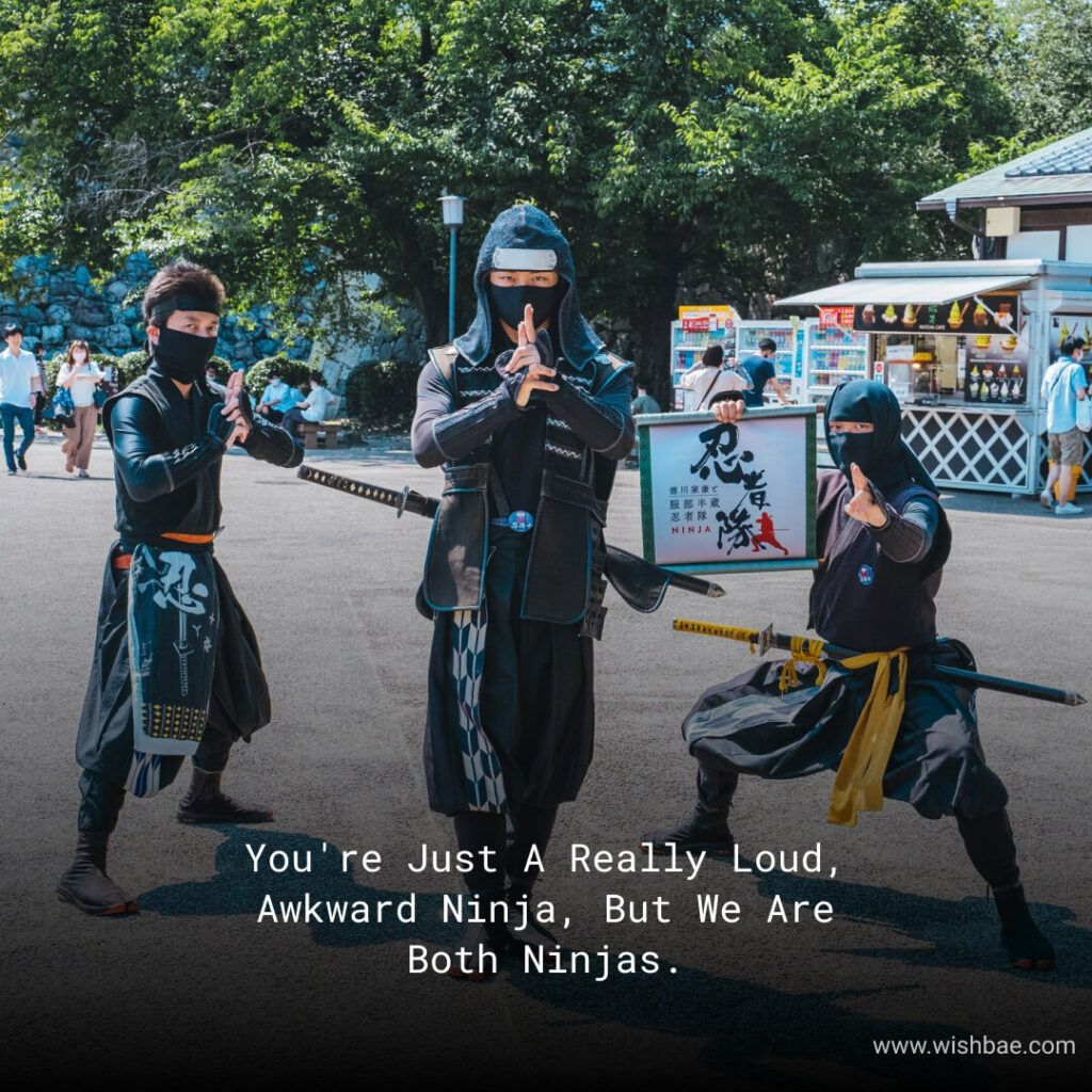 ninja quotes funny