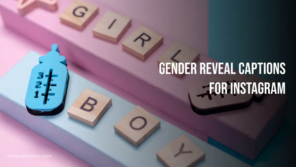 Gender Reveal Captions for Instagram