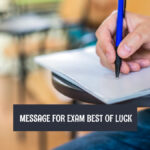 message for exam best of luck